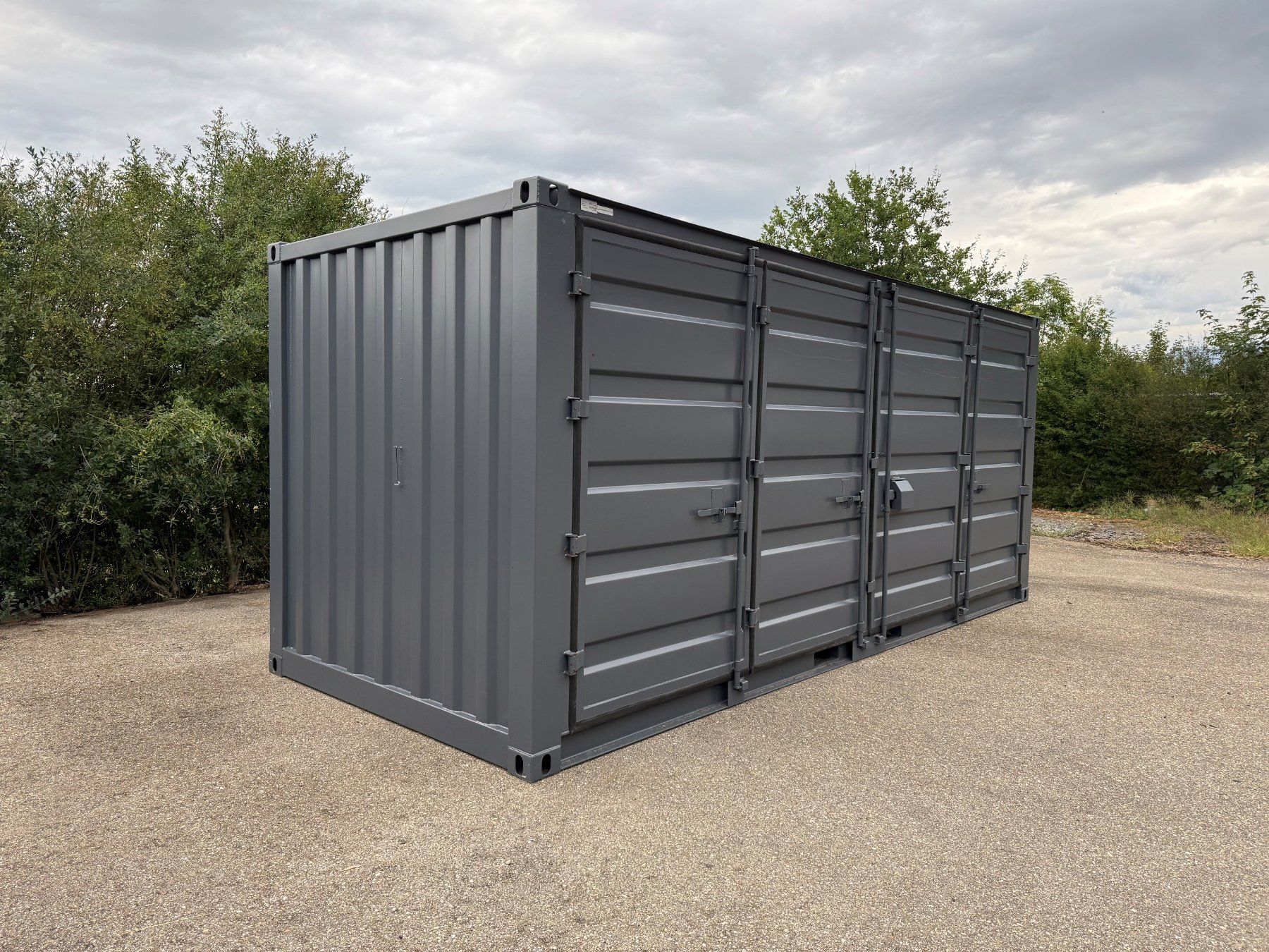 Contenitori edile: 20 Fuss Lagercontainer in grau, Open Side – Nuovo e nell'imballaggio originale da grosswangen venduto da Poliniman0 1