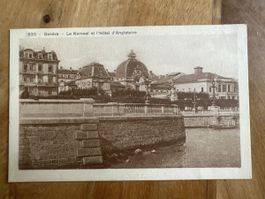1911: AK antik, Genf Kursaal und Hotel de l‘Angleterre