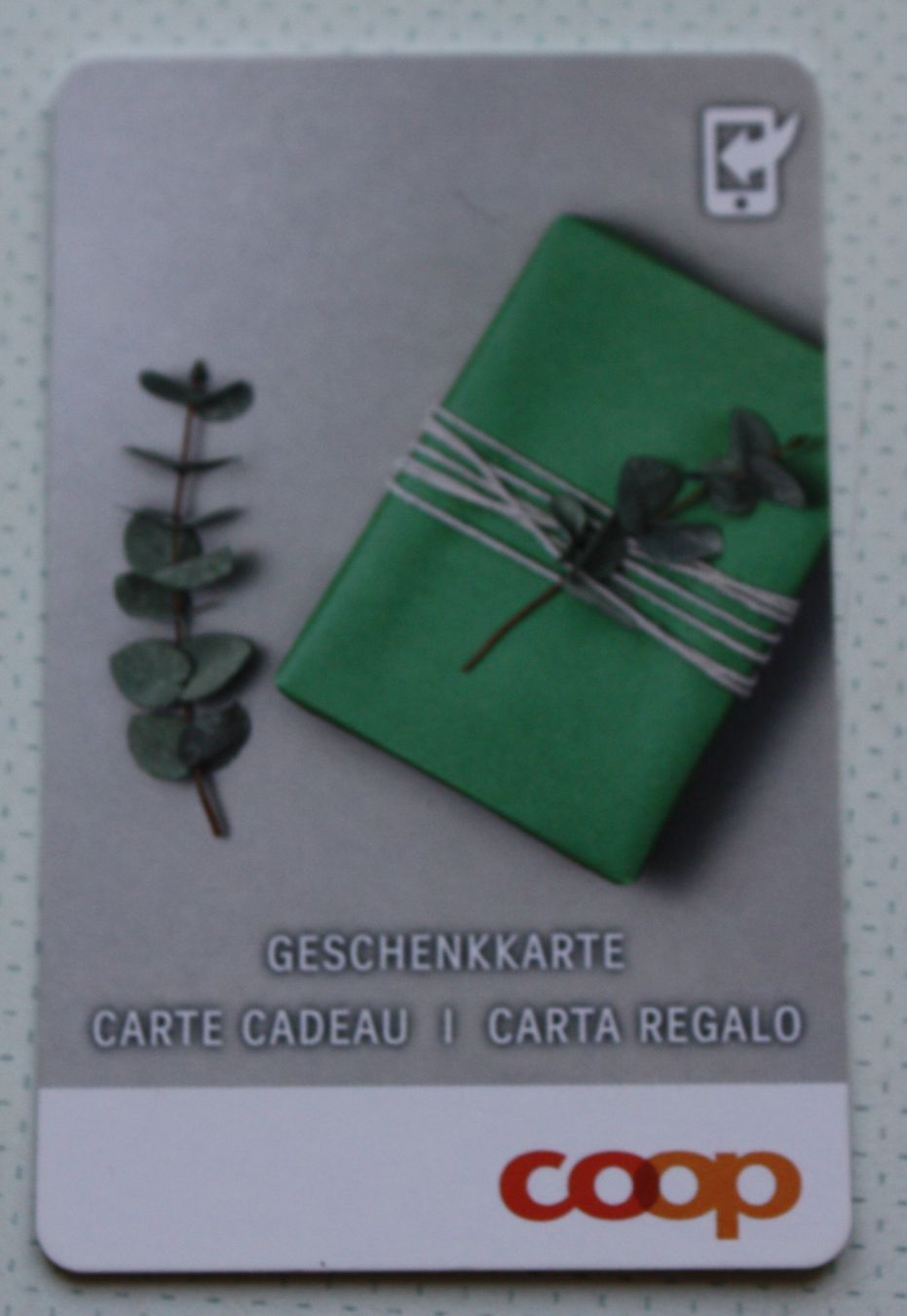 Schede telefoniche: Coop Geschenkkarte - leer – Usato da Wettingen venduto da Licht08