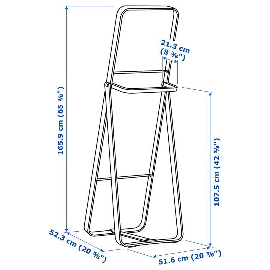 Ikea Specchi: IKORNNES Standspiegel, Esche – Usato da Zürich venduto da ann_6gcx 2