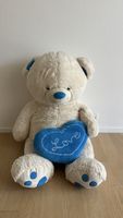 Grosser Teddybär weiss knapp 100 cm