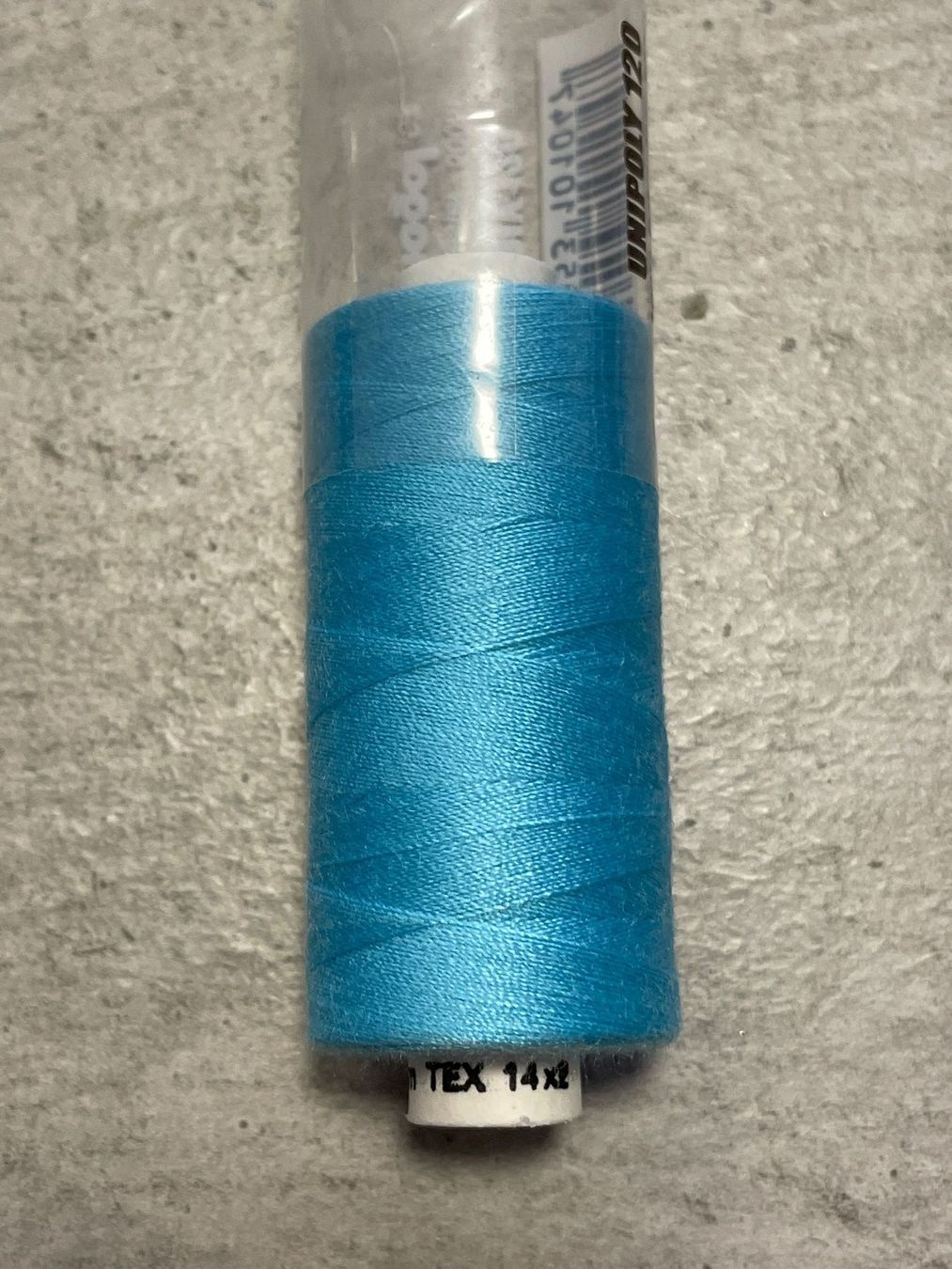 Cordicelle & Fili: Polyester Nähgarn, Nähfaden Türkis 500m Nr. 51  NEU – Nuovo e nell'imballaggio originale da Rietheim venduto da Nugger