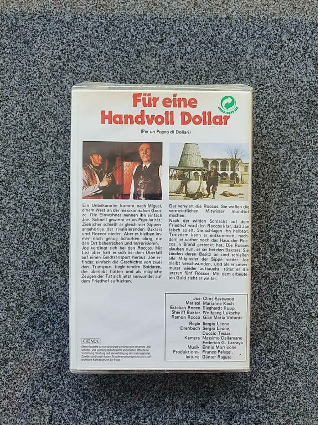 Tutti i VHS: Für eine Handvoll Dollar Vhs Film – Usato da Herznach venduto da kayley09 1