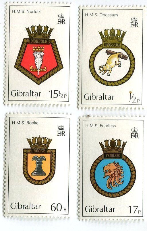 Tous les timbres: Briefmarken "Wappen". Gibraltar. – Neuf avec emballage d'origine à Basel par Butsch5