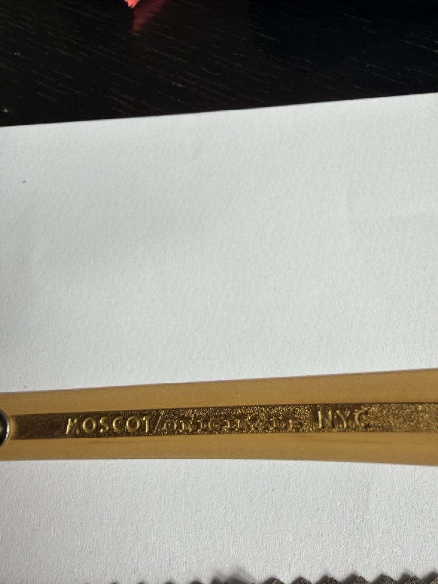 Moscot Brillen & Gläser: Sonnenbrille Moscot gelbbraun mit Etui – Gebraucht aus Kilchberg ZH von Seb92 1