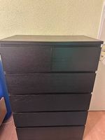 Schwarz/Brown Kommode