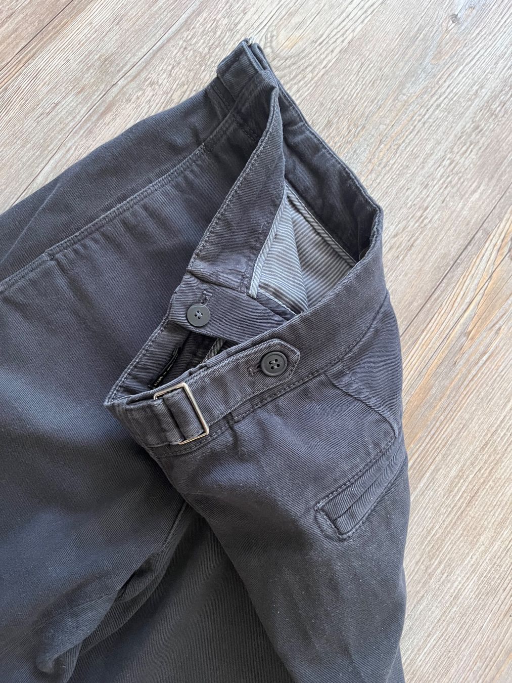 Massimo Dutti Pantaloni: Massimo Dutti weiche Denim Hose, anthrazit, Gr. 38 – Usato da Belp venduto da Solyluna 1