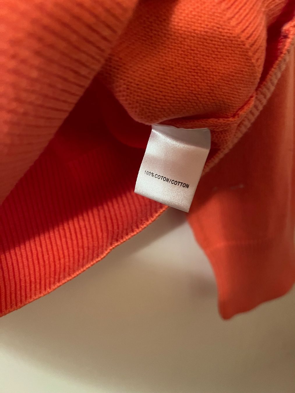 Maglioni & Felpe: Pullover Crossways orange V-Ausschnitt Grösse M, Baumwolle – Usato da Ruggell venduto da Malbuntiger01 3