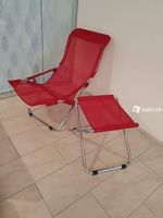 Stuhl mit Hocker