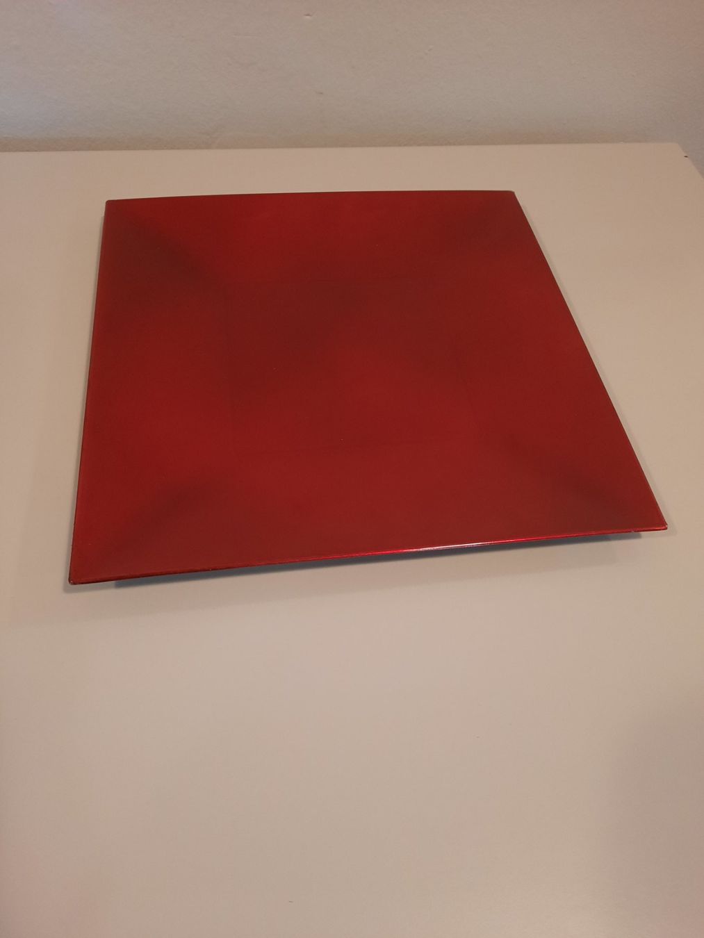 Tutte le decorazioni: Rote Servierplatte, Deko Platte, Herbst Dekoration, – Usato da Zürich venduto da RE-USE-ZURZACH-Care