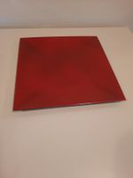 Rote Servierplatte, Deko Platte, Herbst Dekoration,