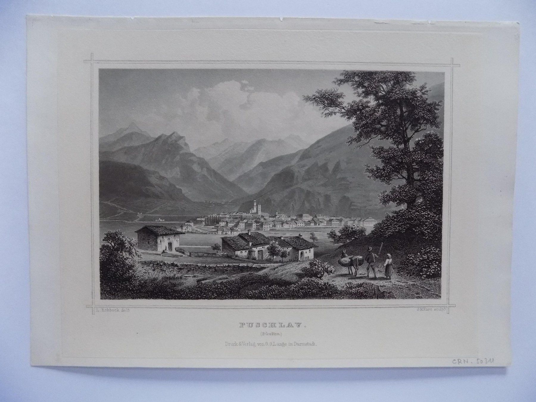 Gravures: Puschlav Poschiavo – D'occasion à Risch par Antikfee