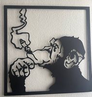 Metall-Wandbild