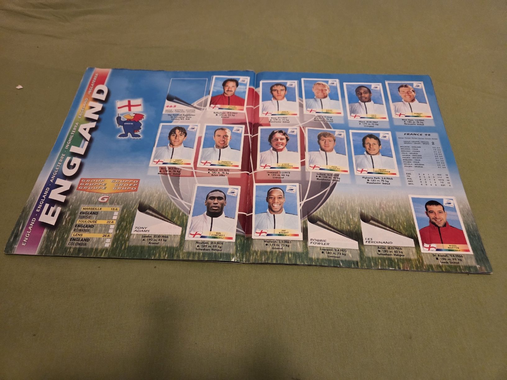 Panini Album: Panini Album WM 1998 – Usato da Embrach venduto da MamaSantos 6