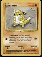 Sandshrew 62/102 base set
