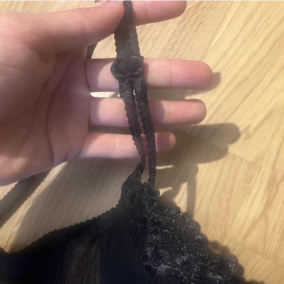 Sonstige Unterwäsche: Black Vintage Deadstock Lace Bra – Gebraucht aus Kriens von tiy_wxz5 2