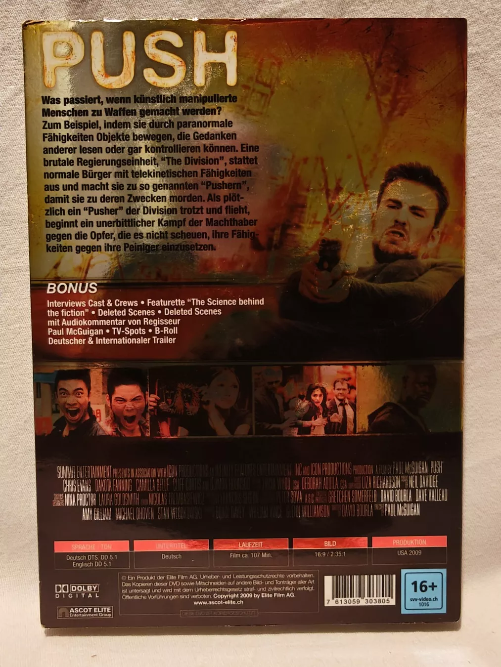 Tous les DVDs: Push – D'occasion à Gutenswil par Vulcano21 1