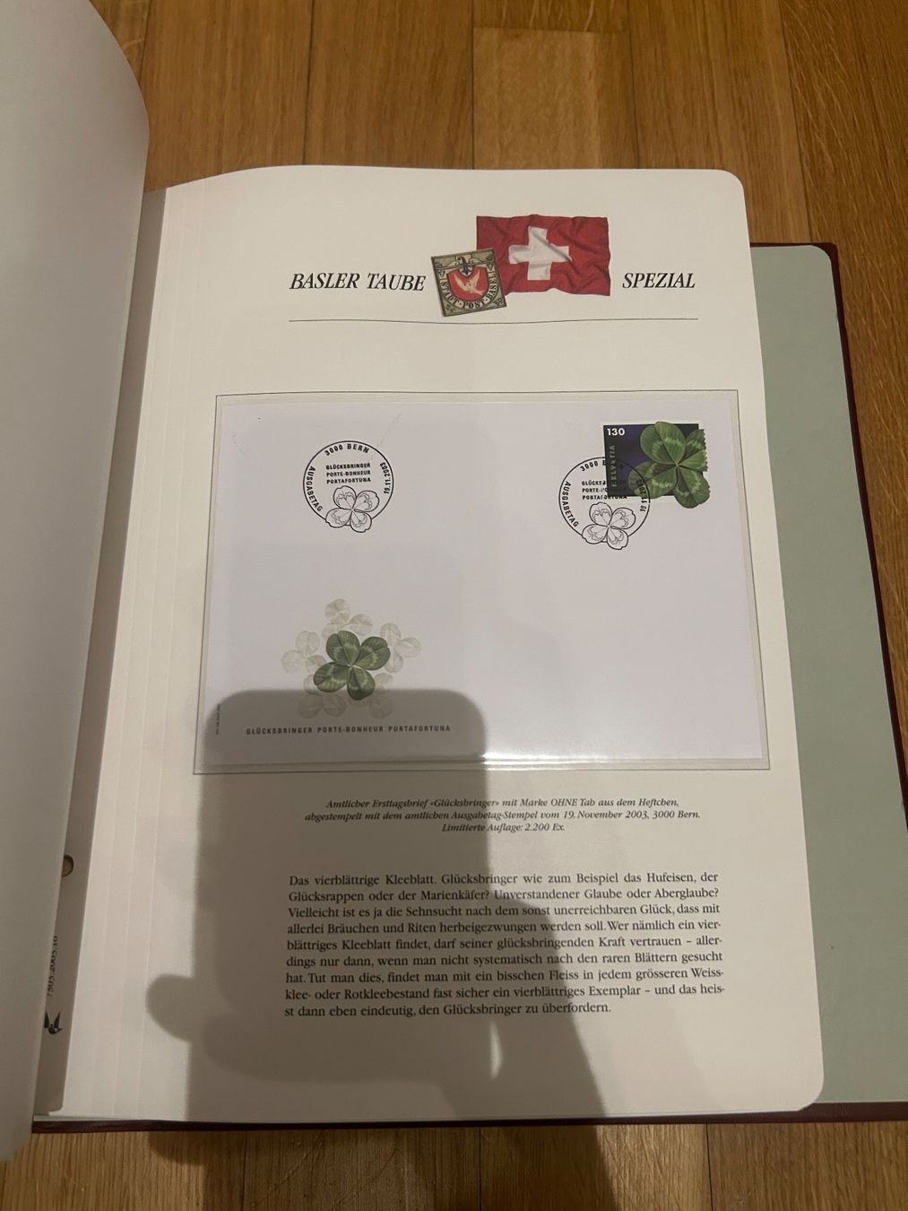 Tutti le monete: Briefmarkensammlung Basler Taube Schweiz – Nuovo (secondo la descrizione) da Melchnau venduto da Robilu6 3