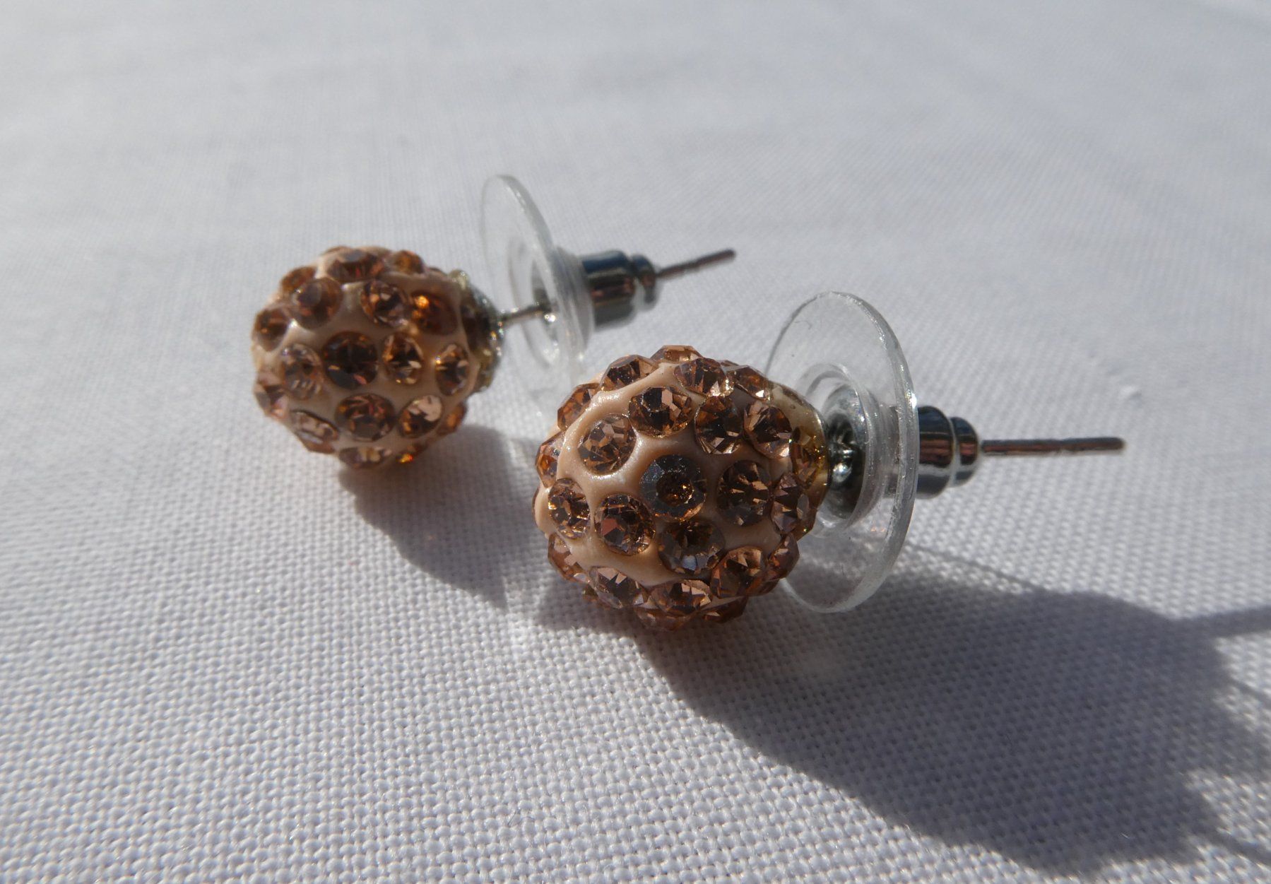 Boucles d'oreille: Ohrstecker Strasskugel, Modeschmuck / NEU – Neuf (Voir description) à Gattikon par kaandooh 2