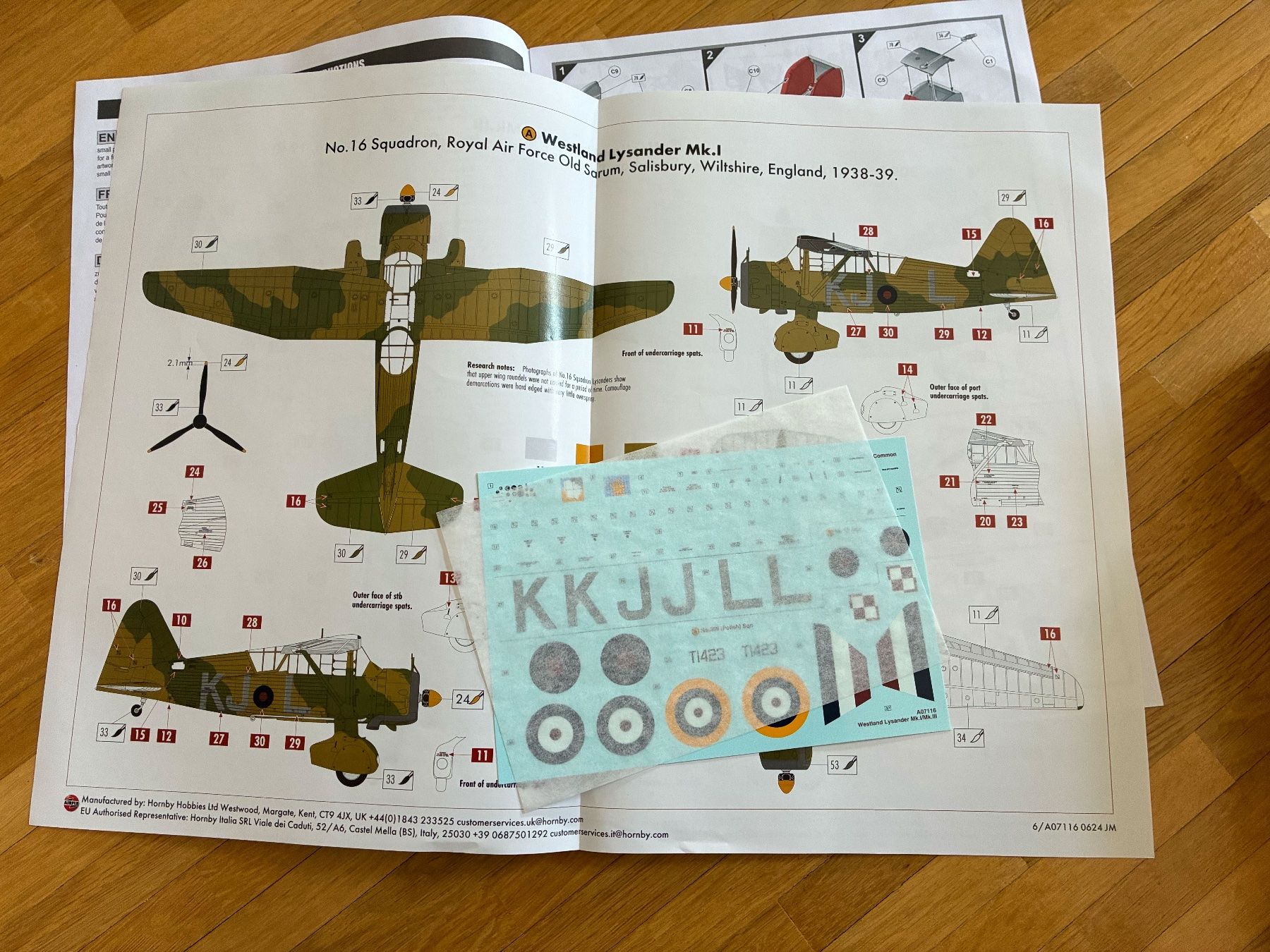 Airfix Kit di modellismo & Modellini statici: Airfix Westland Lysander 1/48 – Nuovo e nell'imballaggio originale da Zürich venduto da Robfx 2
