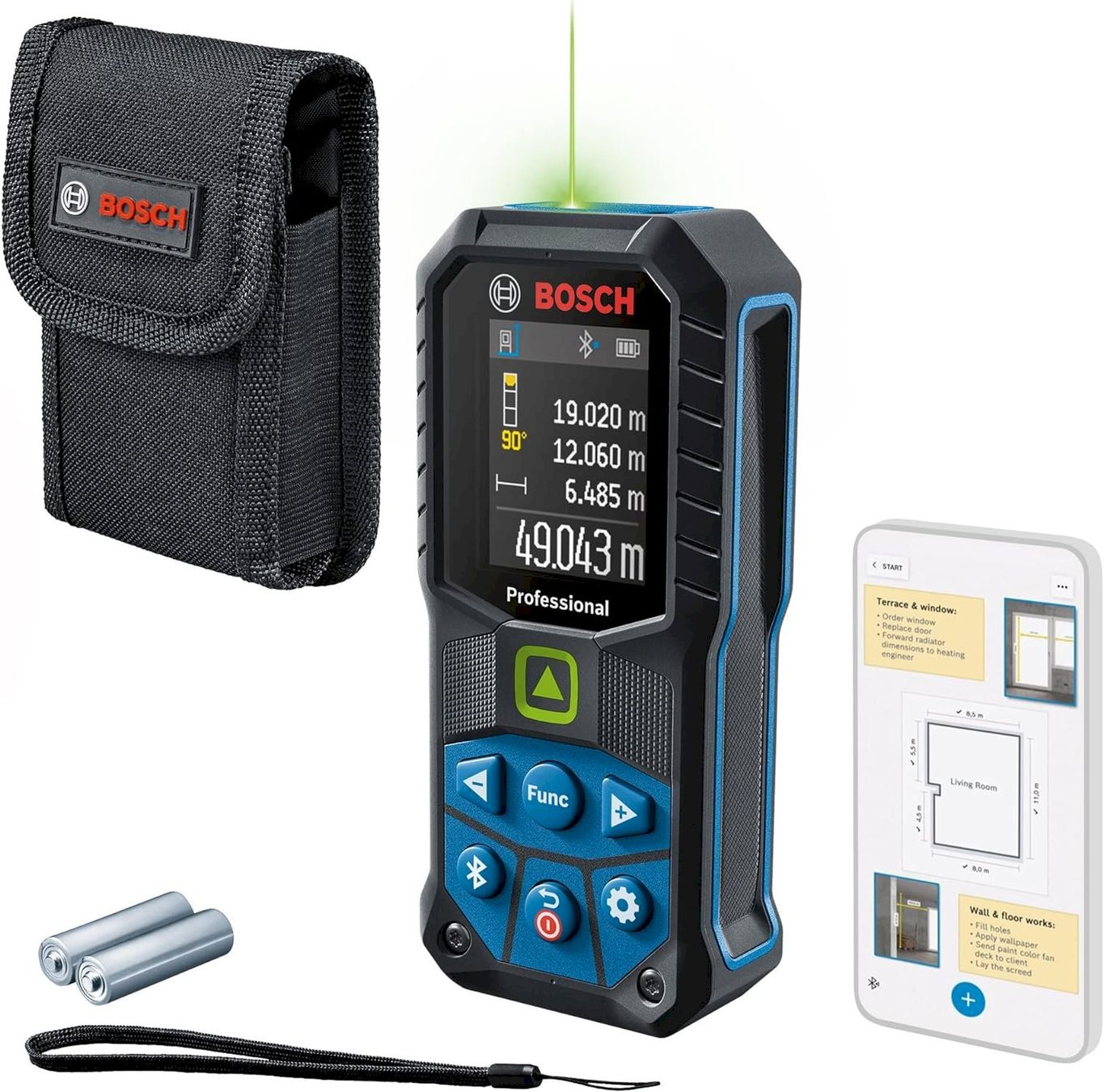Misurare: Bosch GLM50-27CG Laser-Entfernungsmesser – Nuovo e nell'imballaggio originale da Bottighofen venduto da zaap