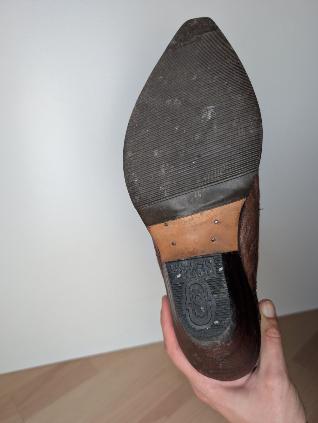 Sendra Scarpe da donna: Cowboystiefel Sendra, Grösse 38, braun, Leder – Usato da Flumenthal venduto da frfi 4