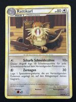 Pokémon Rattikarl Karte von 2010 non Holo 34/90