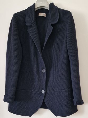 FALCONERI Strickjacke Dunkelblau Grösse L guter Zustand