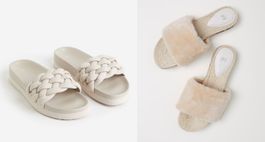 H&M 💕🤍 1x nu-pieds sandales plates NEW! 37 (Prix/paire)