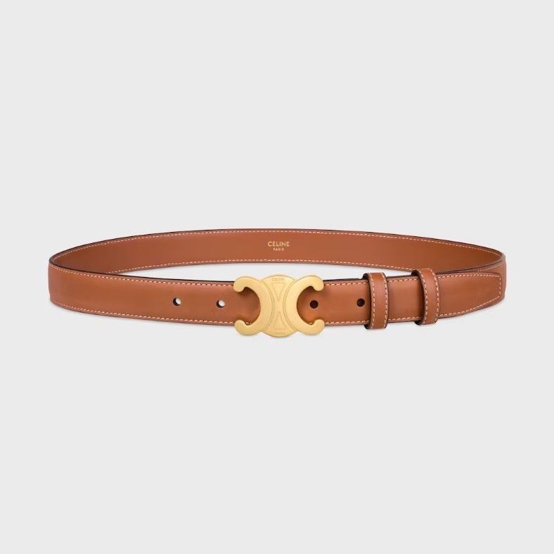 Cinture: CELINE Triomphe belt brown 75cm TOP! – Usato da Cham venduto da nad_z2js