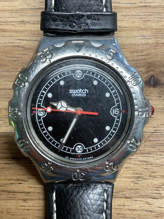 Swatch Orologi: SWATCH IRONY SCUBA 1995 - YDS401P - LAVA ROCK - UBS Promo – Usato da Agriswil venduto da Mafi_69