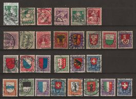 Pro Juventute Ausgaben 1913 - 1923 : KP 685.--