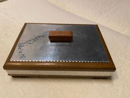 Sigal SIGG Art Deco Zigarettenbox Hammerschlag handgehämmert