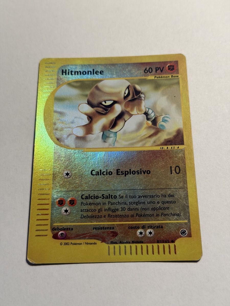 Pokémon Sammelbilder & Trading cards: Pokemon Hitmonlee Reverse Holo 081/165 IT – Gebraucht aus Uster von l_cards 1