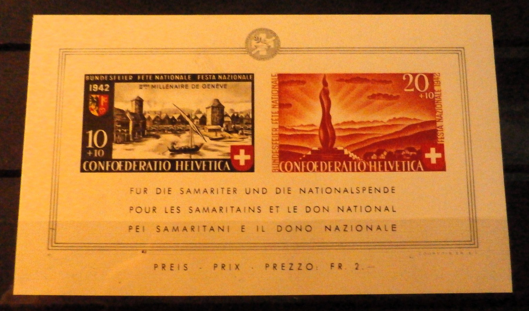 Tutti i francobolli: CH 2000 Jahre Wehrmännerdenkmal ** – Nuovo (secondo la descrizione) da Kehrsatz venduto da Bernherb2 1