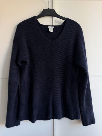 Kaschmir Pullover 100% Cashmere XS Dunkelblau