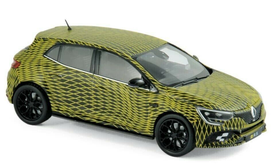 Renault Modellini d'auto: Renault Megane IV R.S. Test Version GP Monaco 2017 gelb- – Nuovo e nell'imballaggio originale da Gerlafingen venduto da espero88 1