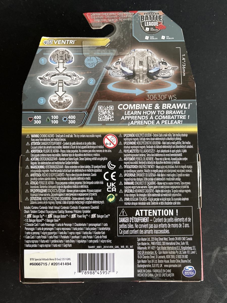 Figuren: Bakugan Special Attack Ventri, neu in Originalverpackung! – Neu und originalverpackt aus Kreuzlingen von luk_nn5w 1
