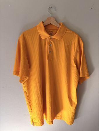 Gelbes Golfshirt Polo von George, Grösse XL