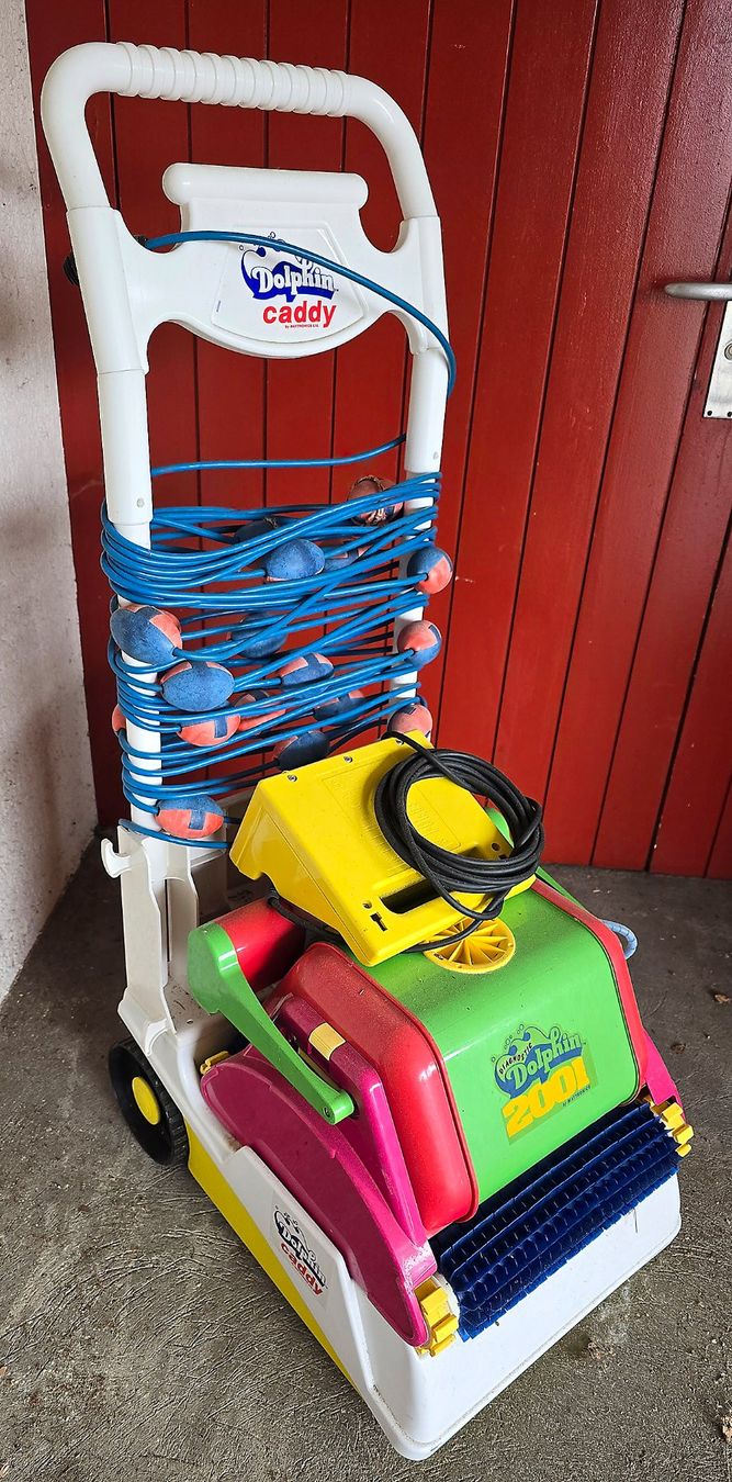 Dolphin Accessori per Piscine: Dolphin 2001 Schwimmbad Reinigungsroboter – Usato da Henau venduto da tbu_prl7