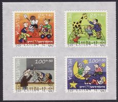 Pro Juventute Satz SBK-Nr. 373A-376A (Kinderrechte 2004)