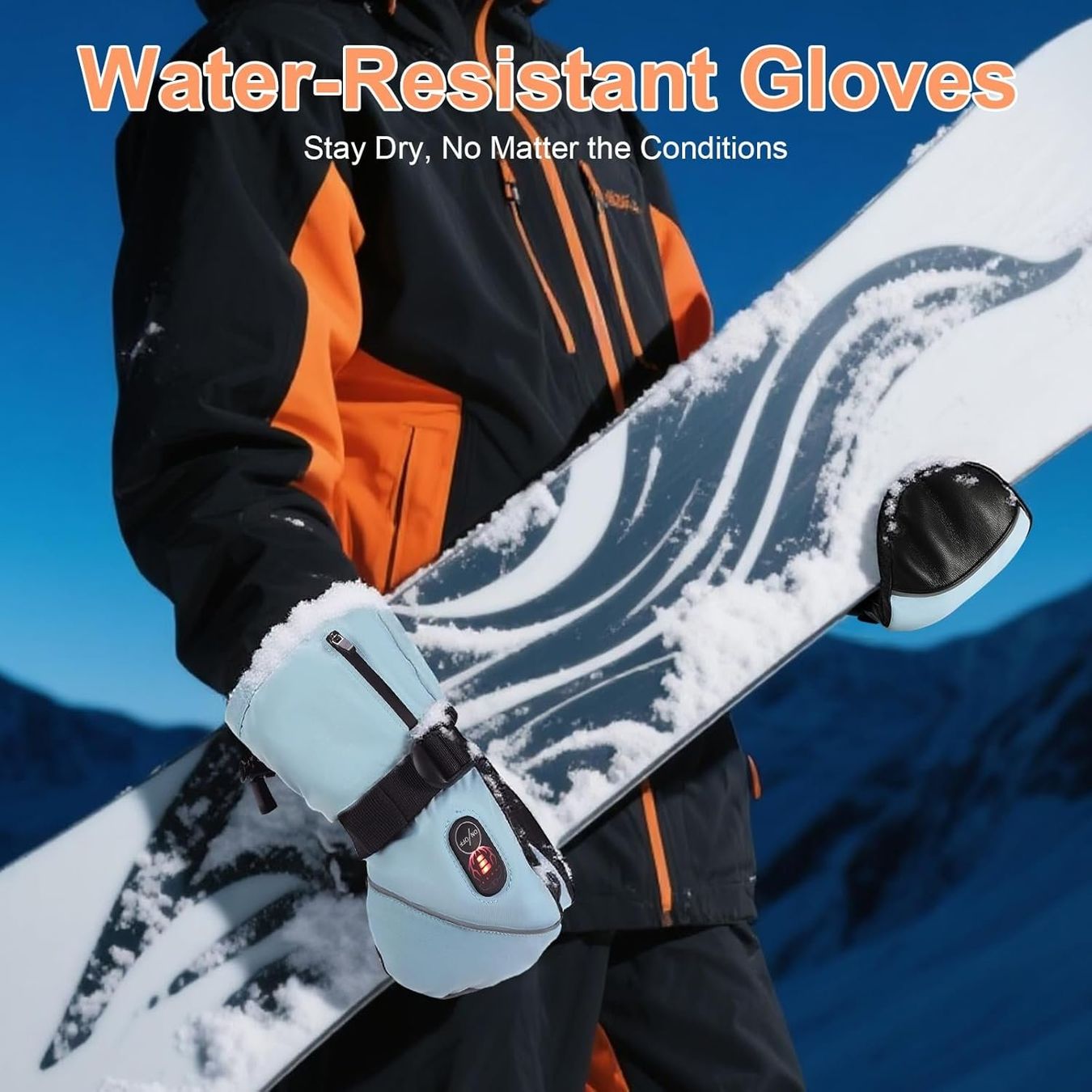 Guanti & manicotti: Day Wolf Beheizbare Ski Handschuhe mit Akku USB-C – Nuovo e nell'imballaggio originale da Suhr venduto da SchnapperCH 4