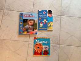3 Bastelbücher für Kinder - Top Zustand