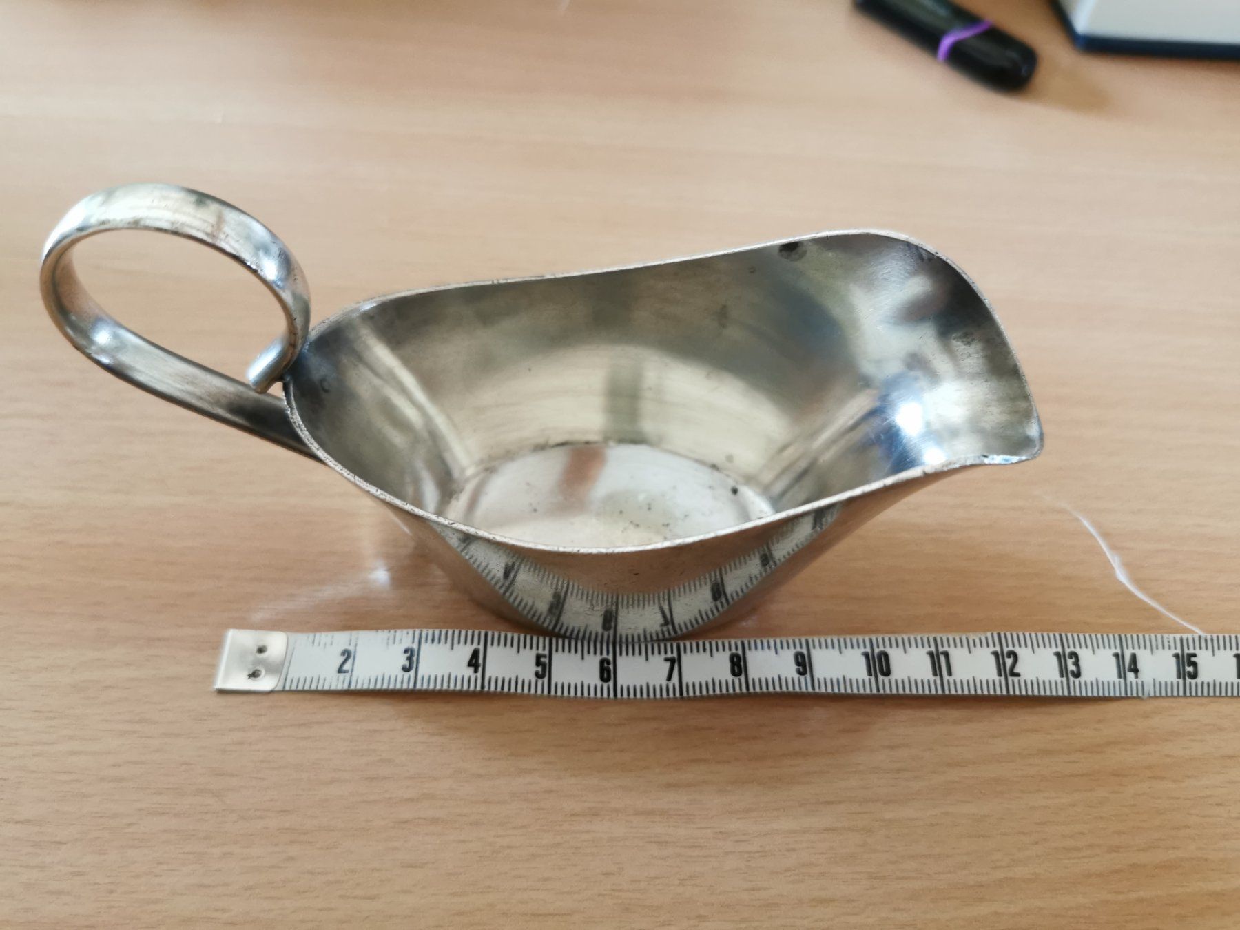 Schalen: Saucière Sternegg Alpakasilber antik – Gebraucht aus Stäfa von flamingo_17 7