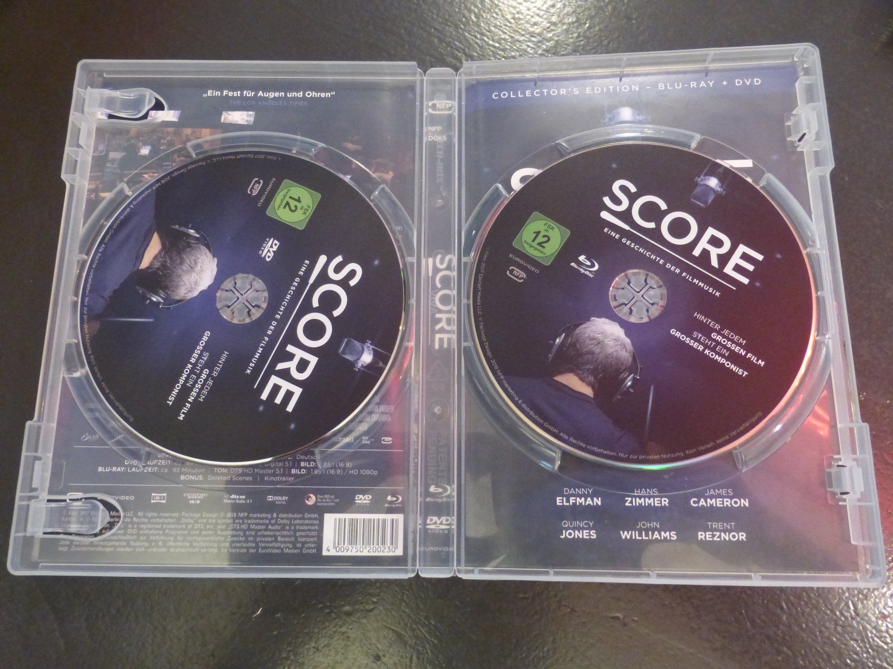 Tutti i DVDs: Score Dokumentation DVD und Blueray – Usato da Zumikon venduto da psisound 4