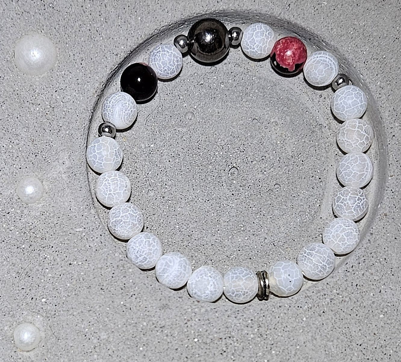 Bracciali & Braccialetti: weisse Farb-Mix Armk. - Spendenaktion – Nuovo (secondo la descrizione) da Unterkulm venduto da Nachtigall 4