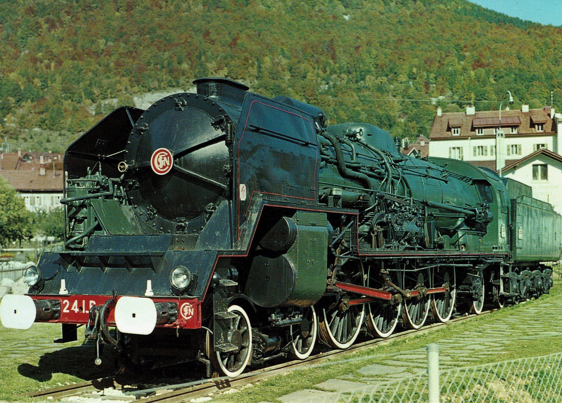 Ansichtskarten: Ansichtskarte Dampflokomotive SNCF 241 P 30 – Neu (gemäss Beschreibung) aus Winterthur von sumpfis