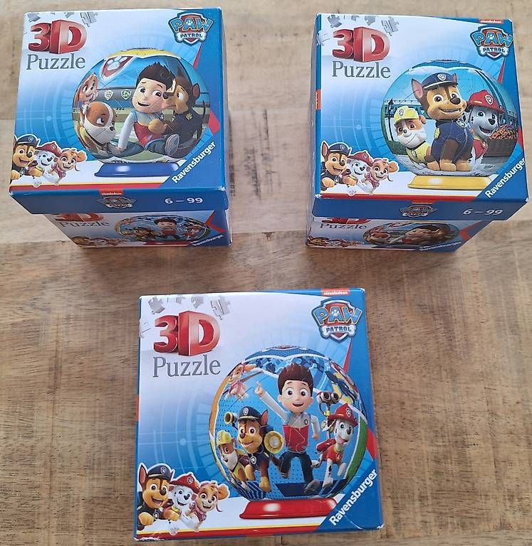 Puzzles: 3 puzzle 3D Pat Patrouille  – Gebraucht aus Cottens FR von jul_h7v9