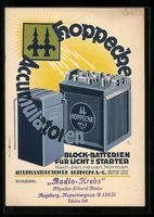 Hoppecke Accumulatoren, Block-Batterien,