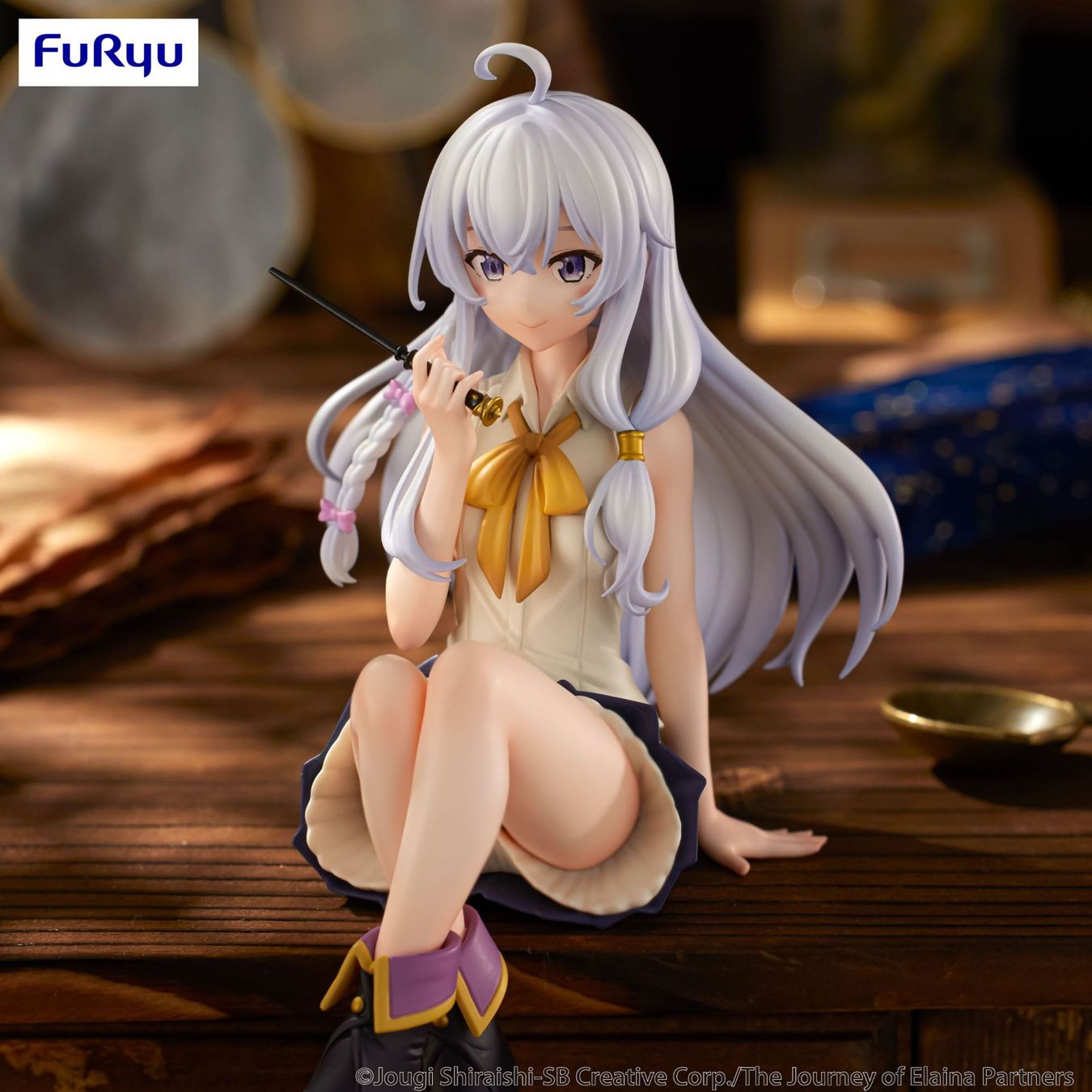 Statuette: Wandering Witch Noodle Stopper Elaina 13 cm – Nuovo e nell'imballaggio originale da St-Imier venduto da ATTAKSHOP 1